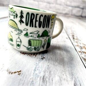 Starbucks Oregon Small Espresso Coffee Shot Cup Mini Mug ‘Been There’ Series 2oz